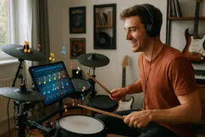 Baterista Experto con Diversión Interactiva