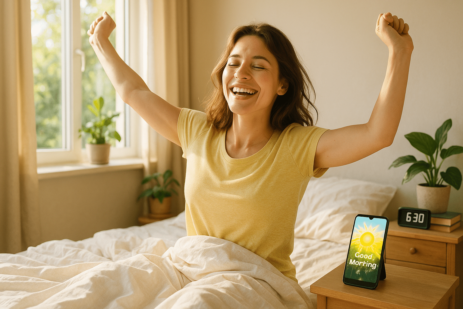 Despierta Sonriendo con Imágenes de Buen Día