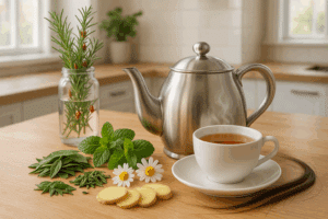 Cabello Fuerte con Té Mágico