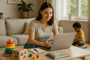 Tu Trabajo Ideal de Niñera Aquí