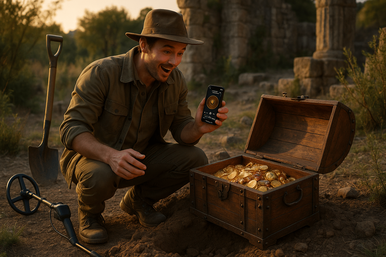 Encuentra Oro con Nuestra App