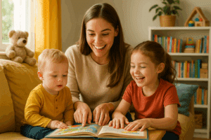 Consigue el trabajo ideal cuidando niños