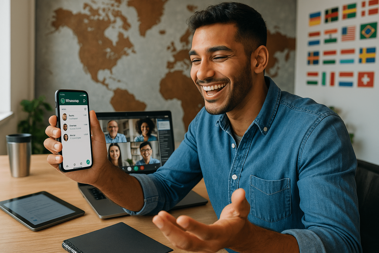 Transforma tus chats con WhatsApp