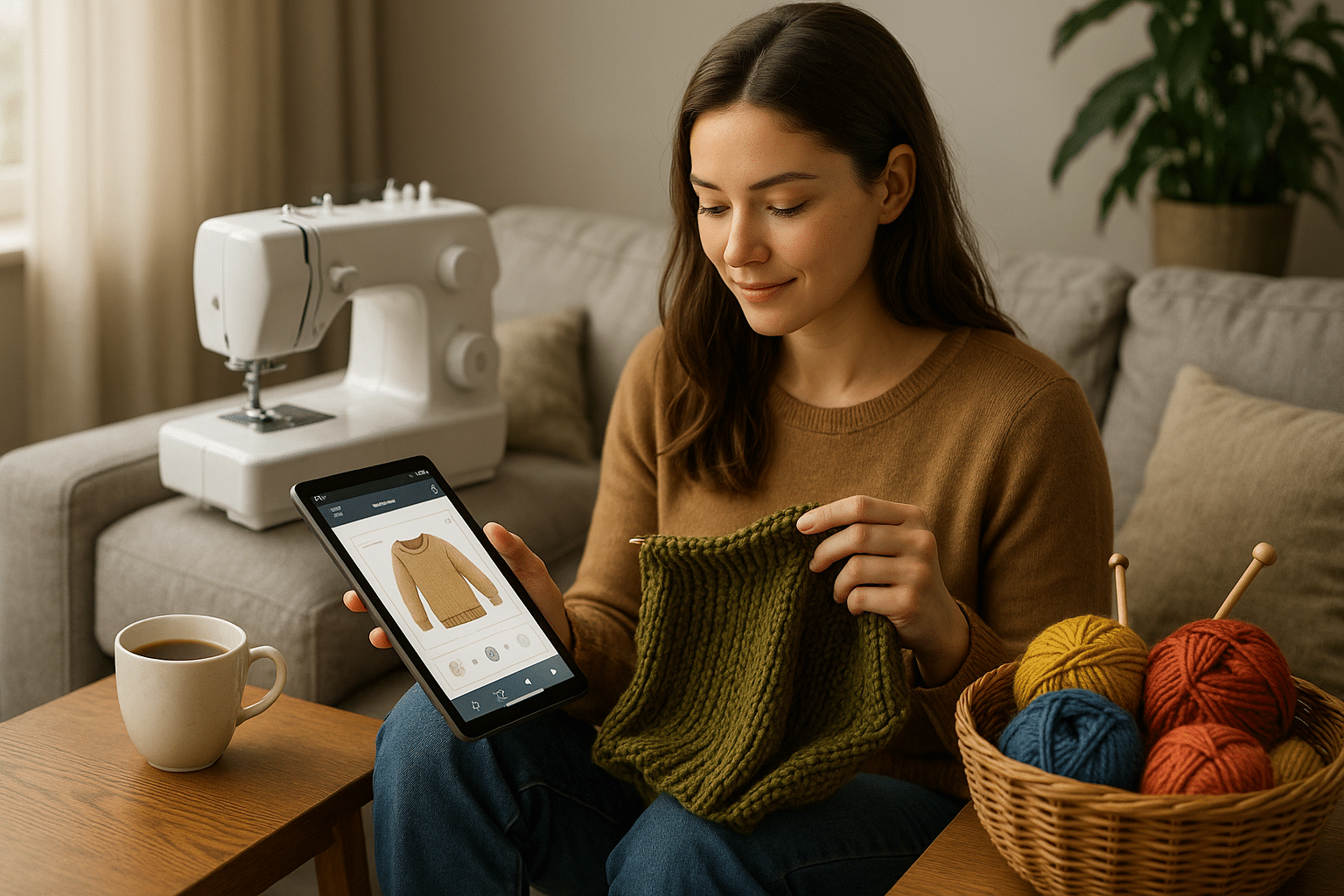 Cose y teje con maestría