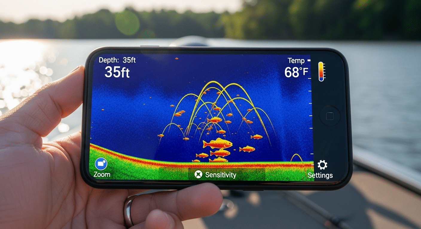 Convierte tu teléfono en un sonar de pesca